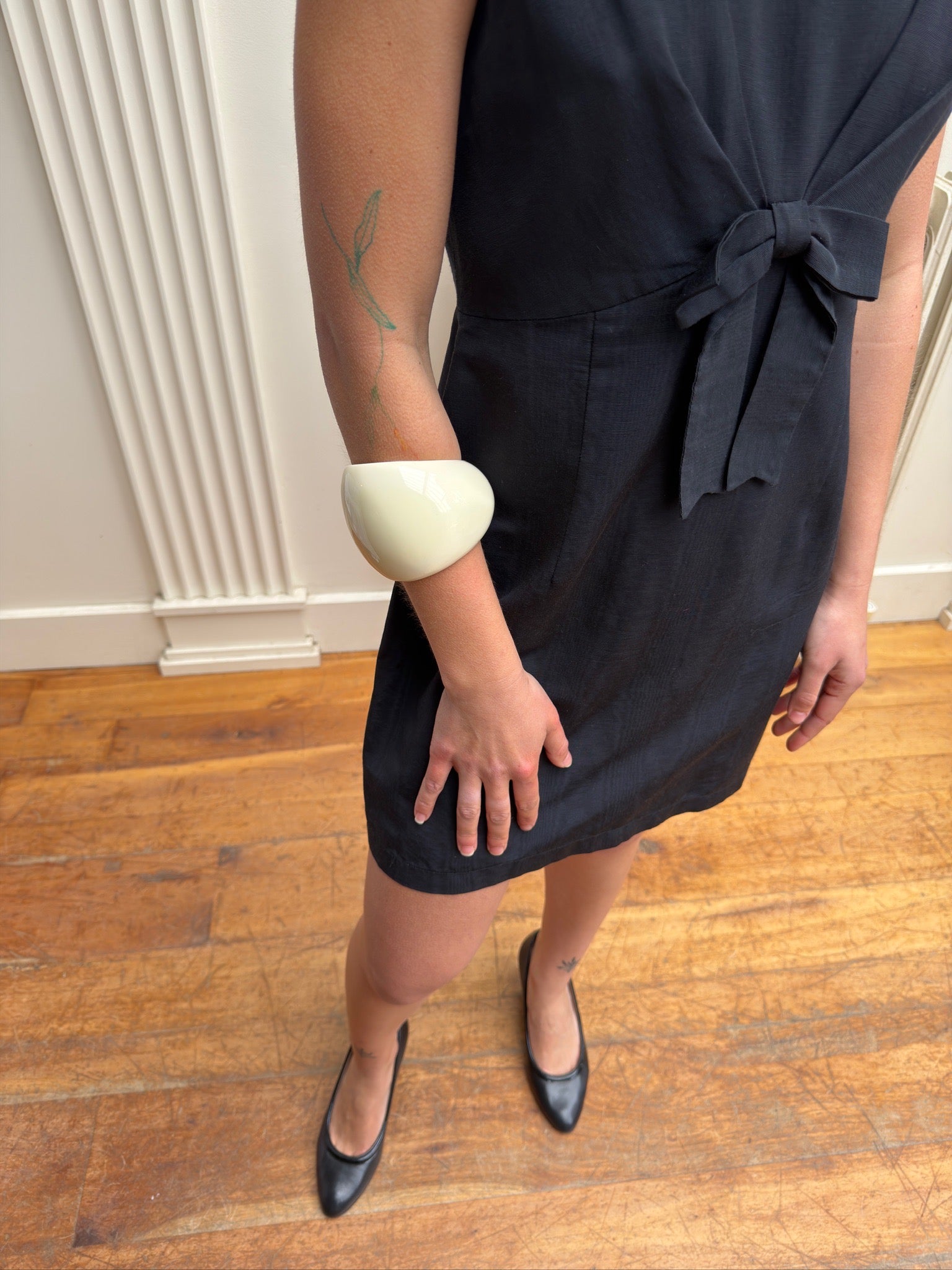 XXL Chunky Bangle - Cream