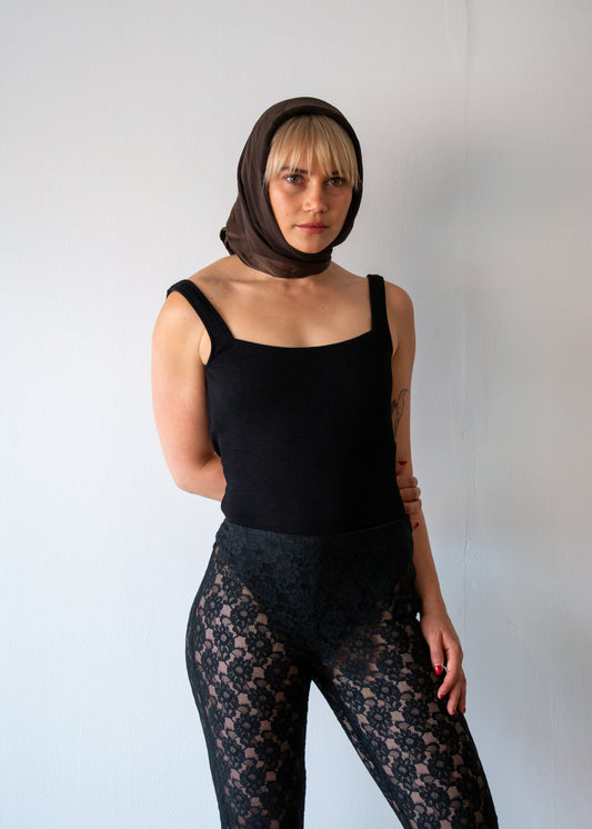 Lace Pants - Black