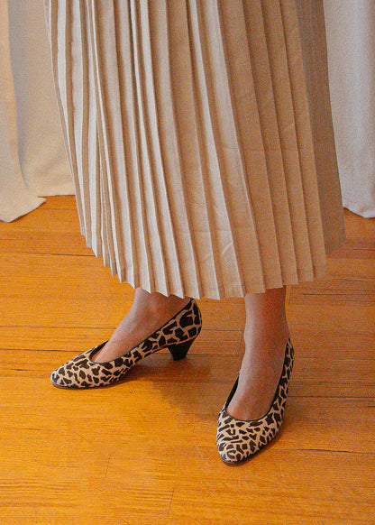 Vintage Beatrice Pumps - Leopard