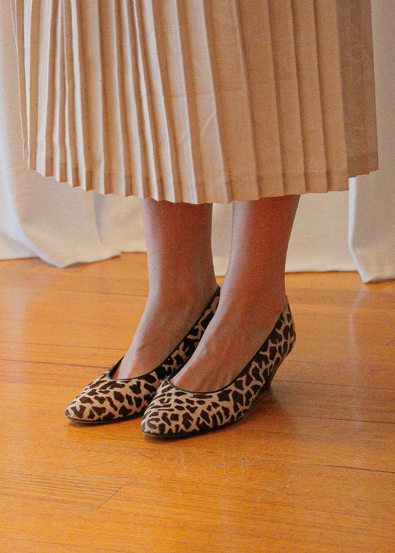 Vintage Beatrice Pumps - Leopard