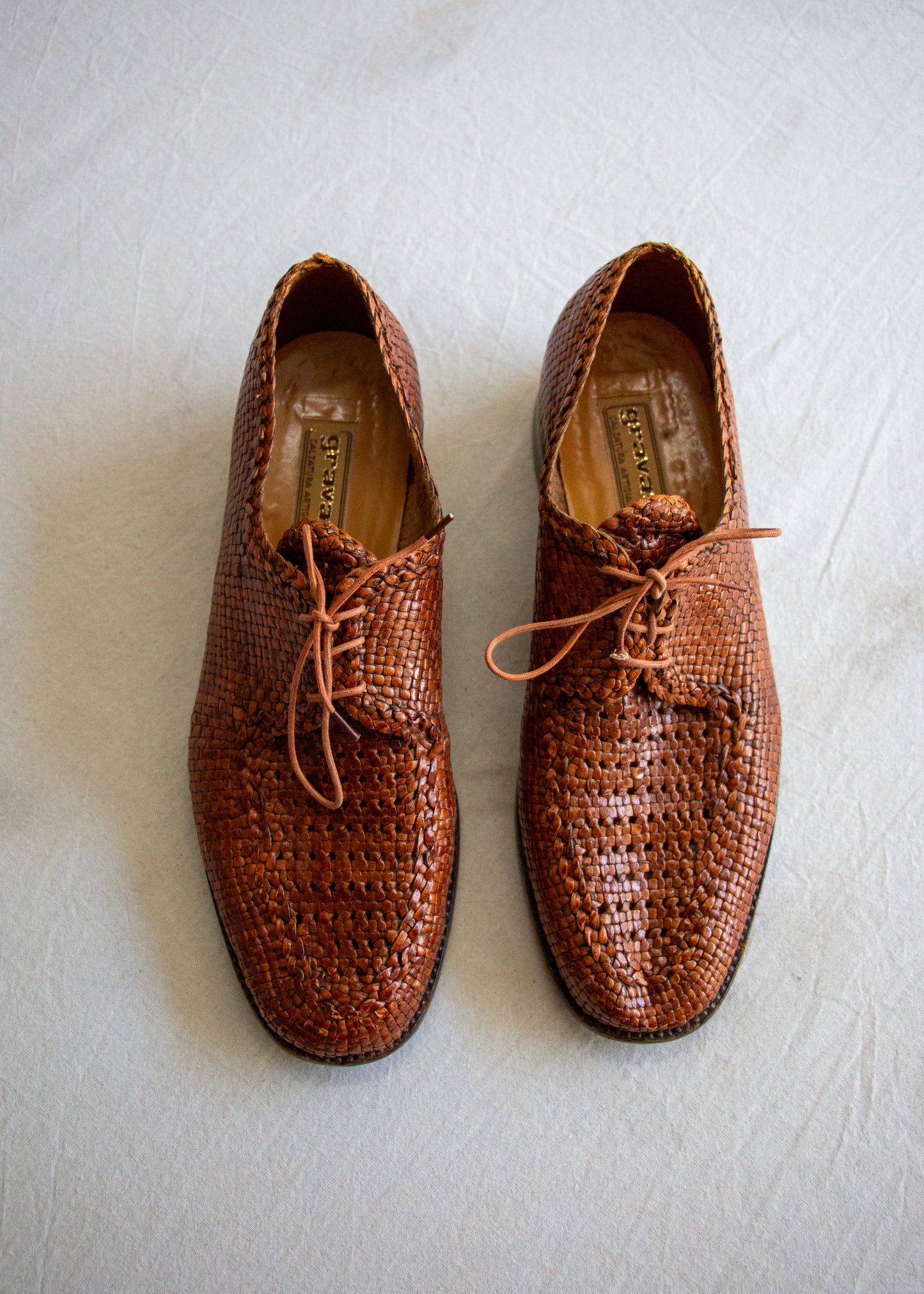 Gravati Woven Loafers - Brown