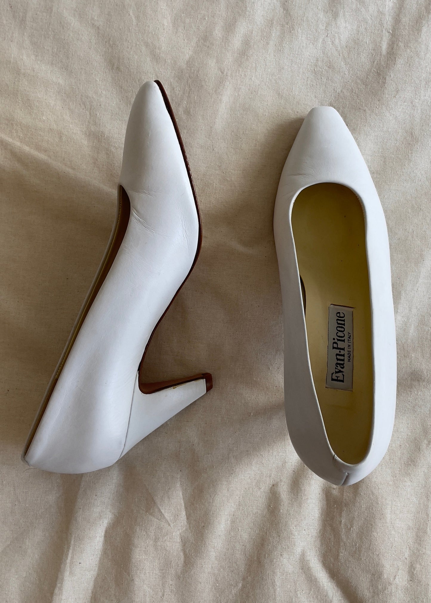 Evan Picone Pumps - White