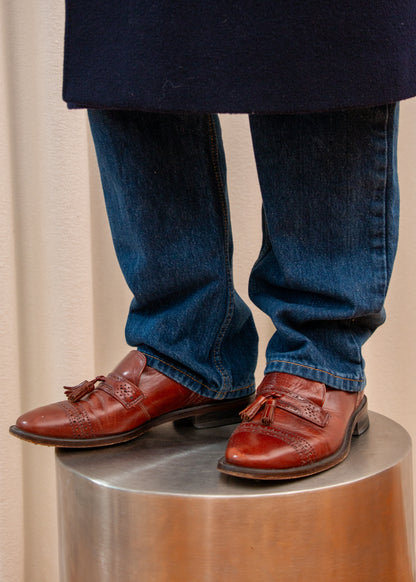 Florsheim Loafers - Red/Brown