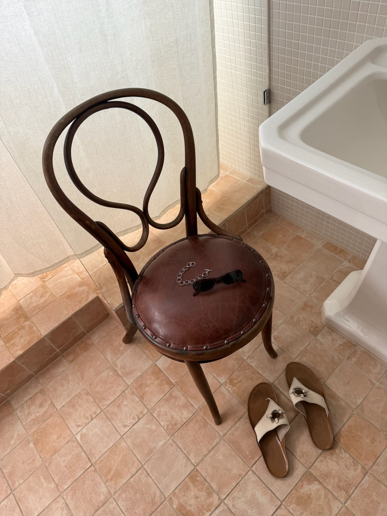 Multi Circle Link Bracelet - Silver