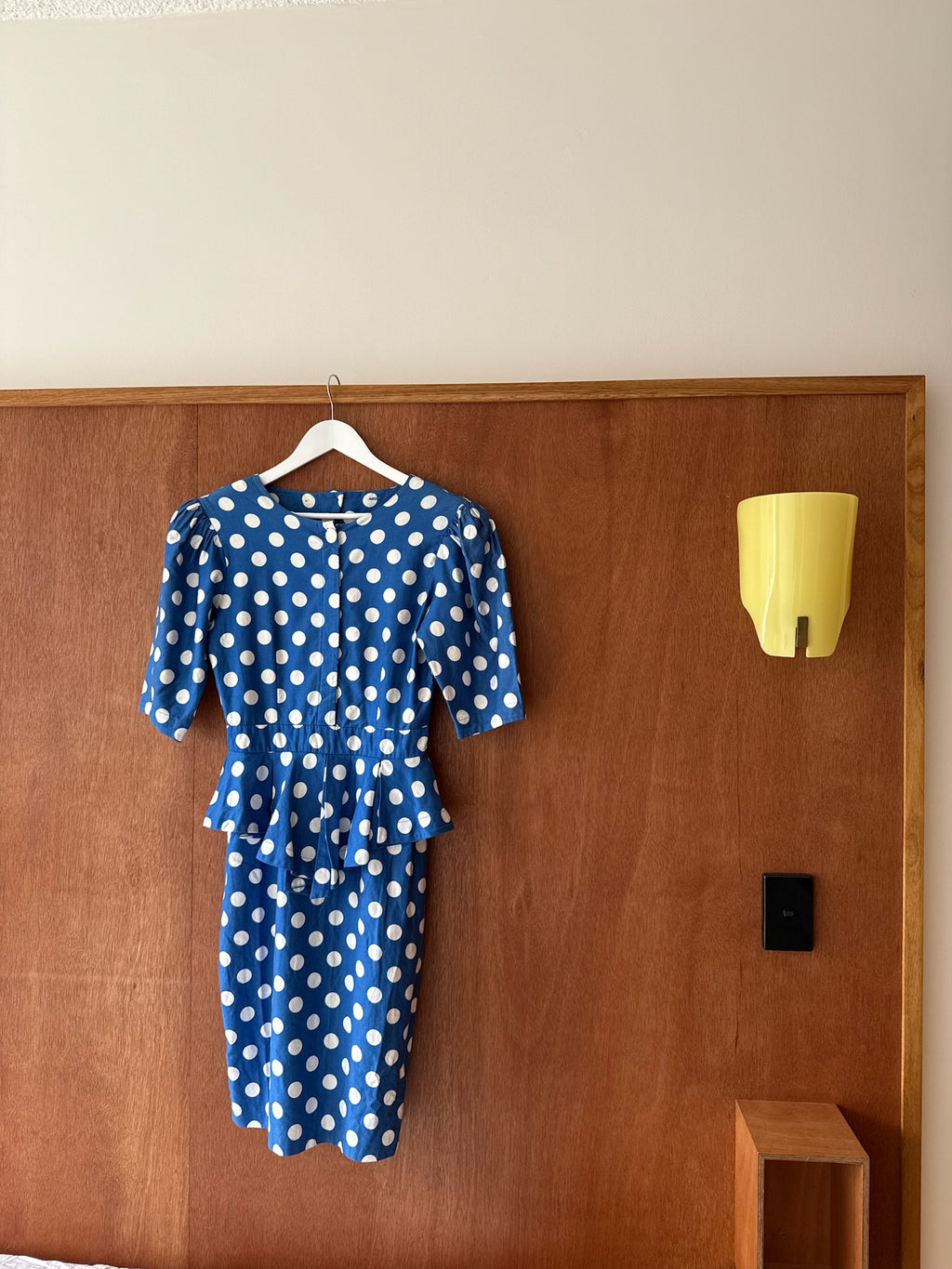 Minelli Polka Dress - Blue