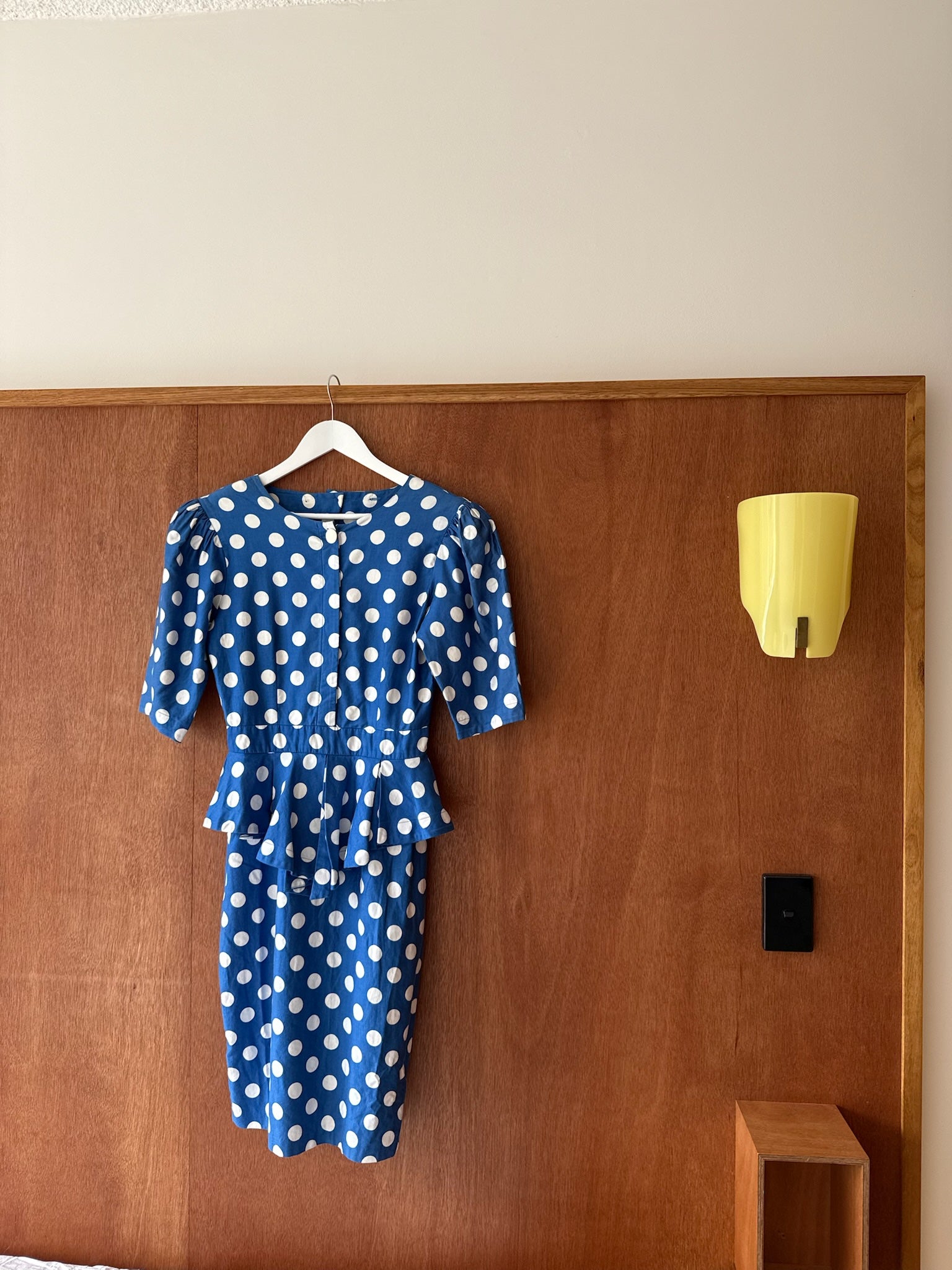 Minelli Polka Dress - Blue