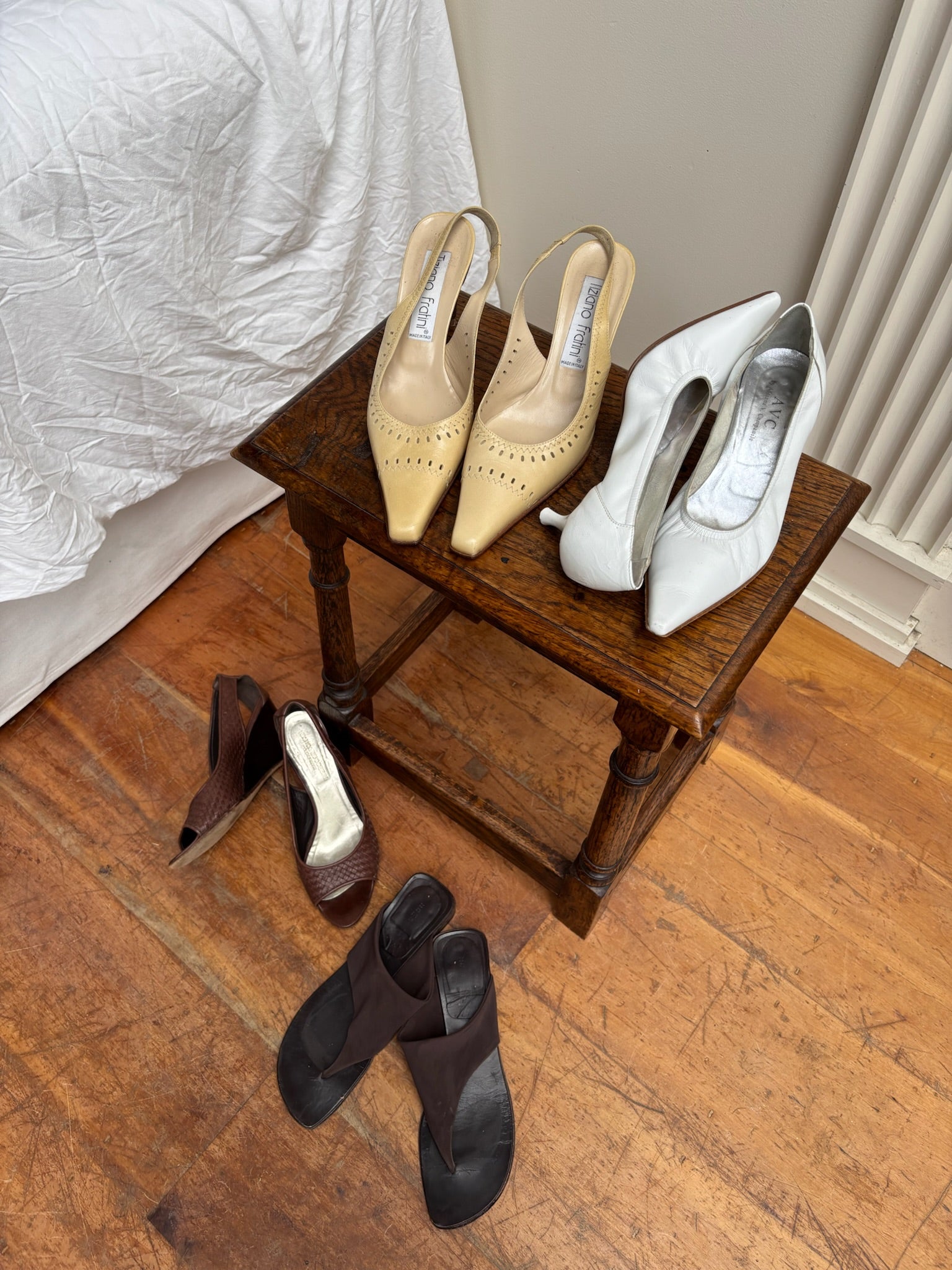 Namagni Mesh Flip Flops - Brown