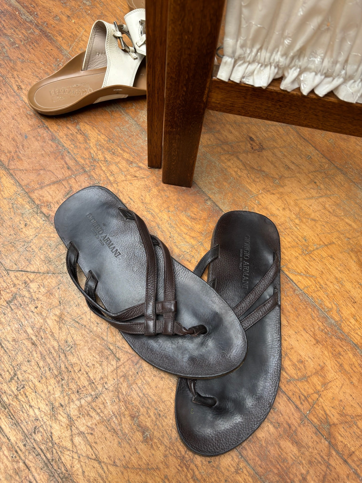 Giorgio Armani Sandals - Brown