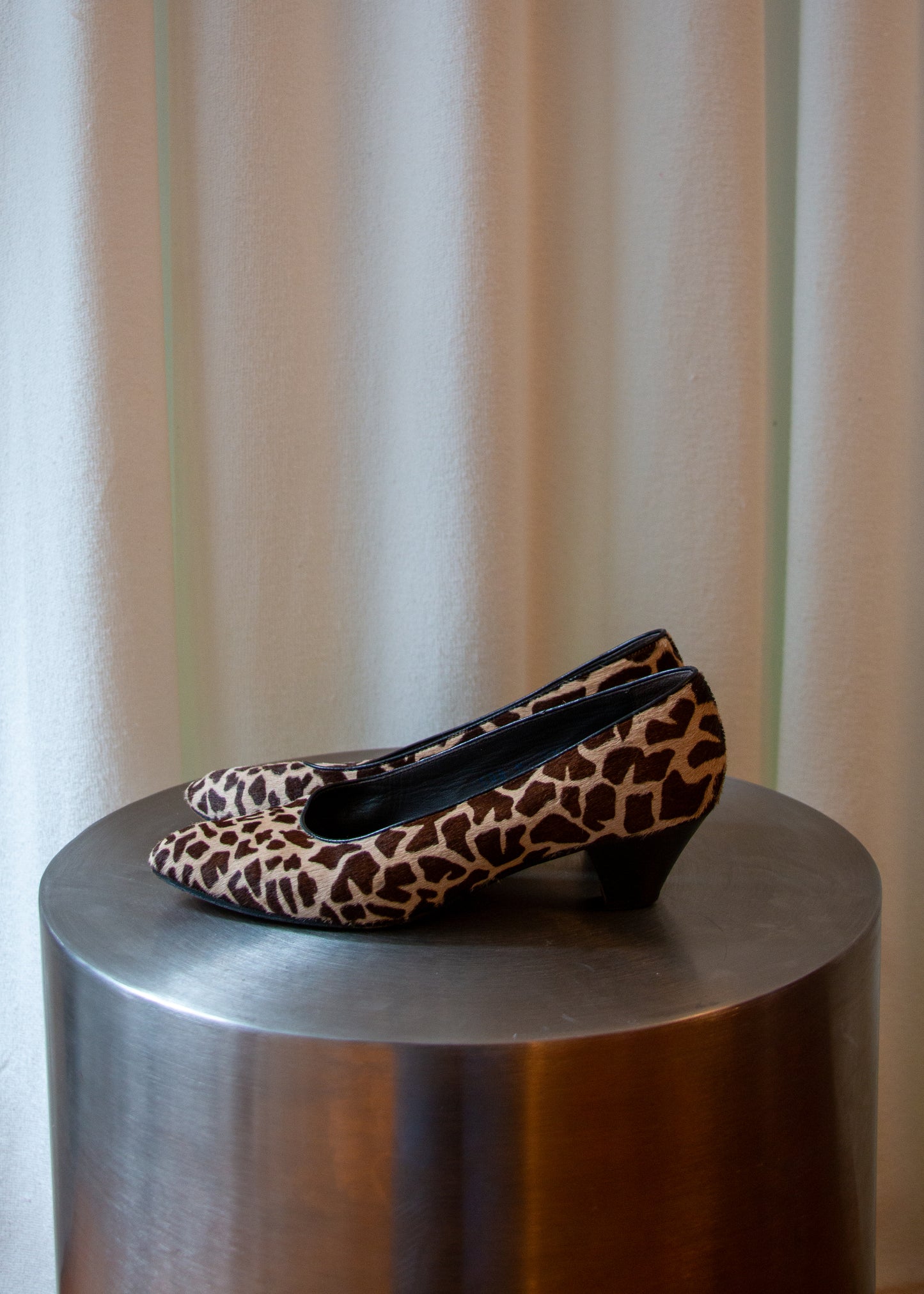 Vintage Beatrice Pumps - Leopard