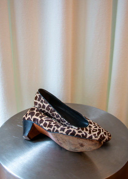 Vintage Beatrice Pumps - Leopard