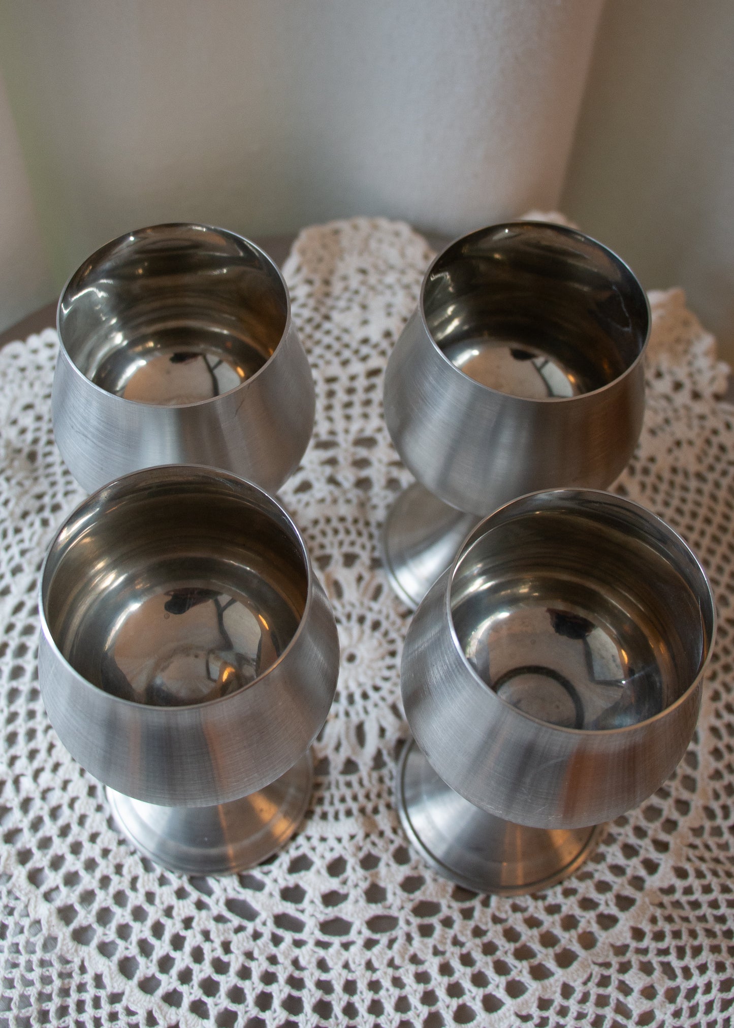 4 x Peuter Goblets - Silver