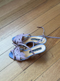 Maud Frizon Wrap Heels - Purple/Pink