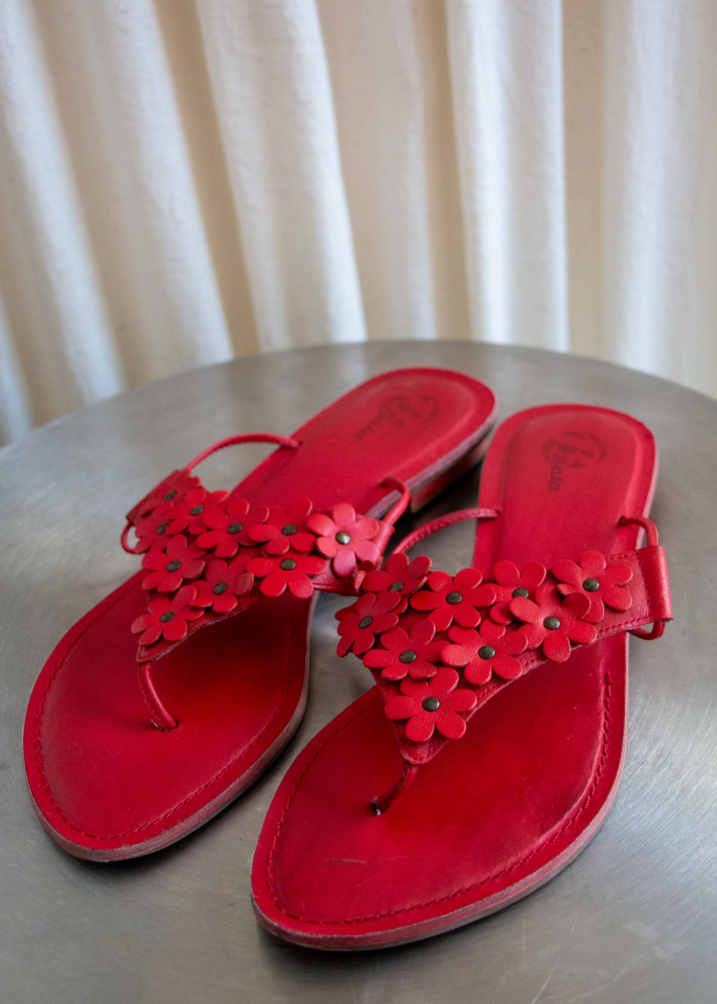 Bata Flip Flops - Red