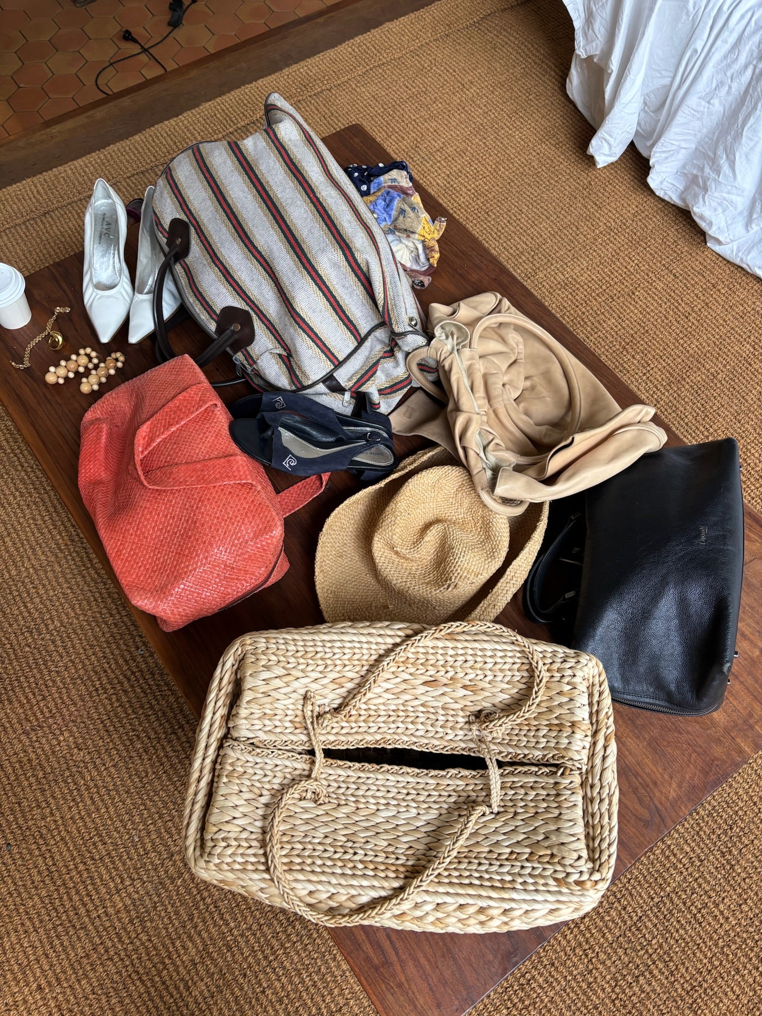 Rectangle Woven Box Basket - Natural