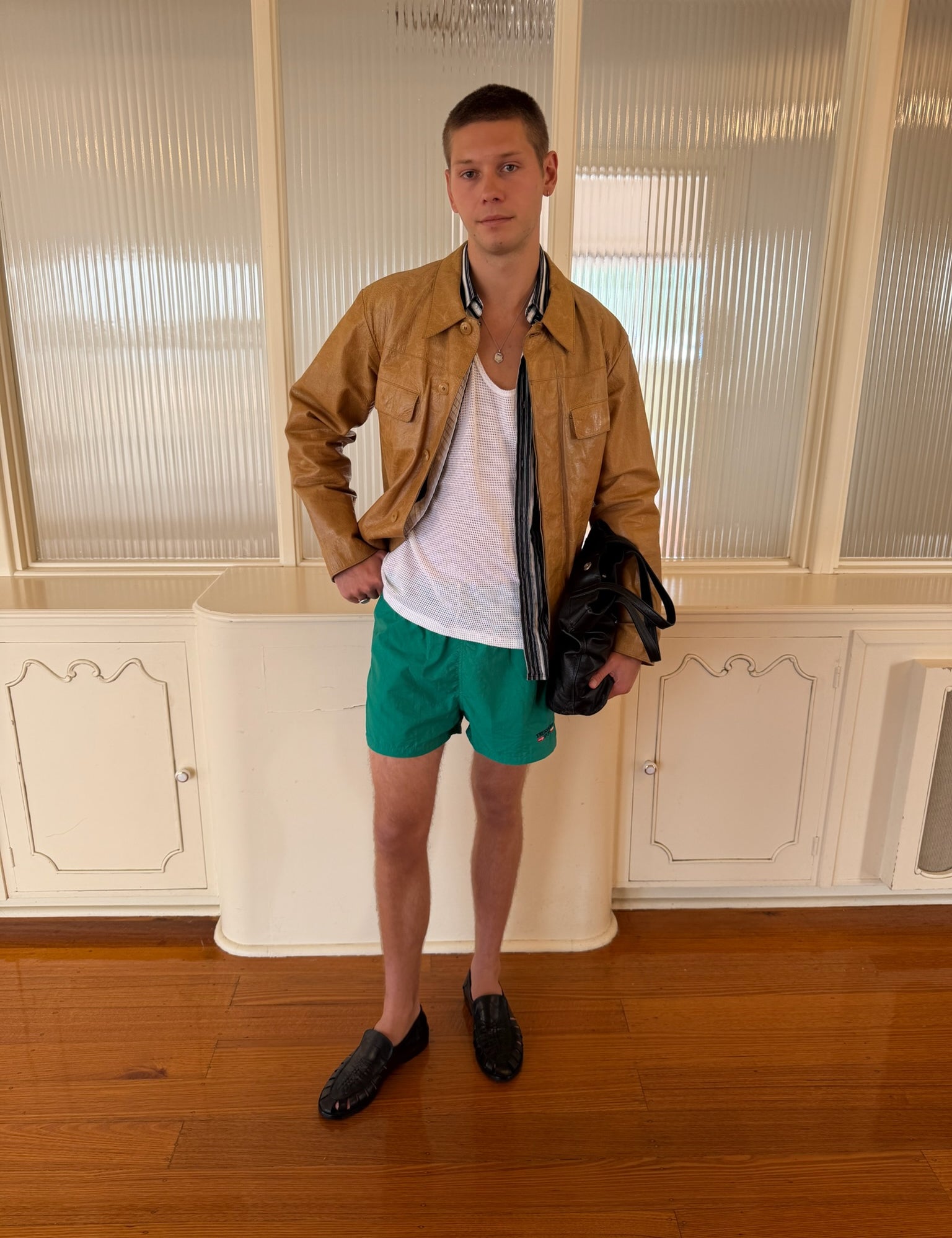 Iceberg Leather Jacket