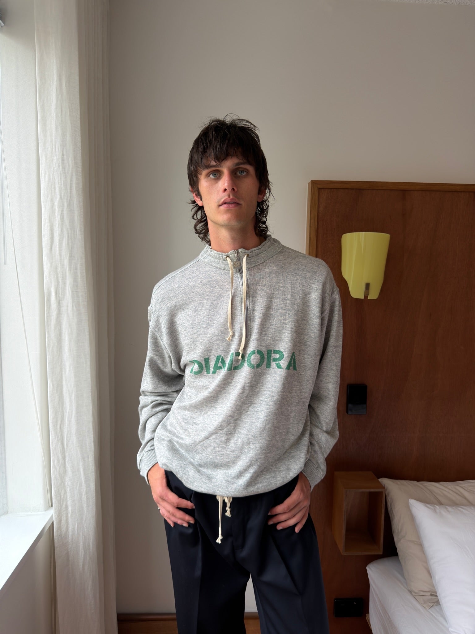 Diadora Knit Sweatshirt - Grey