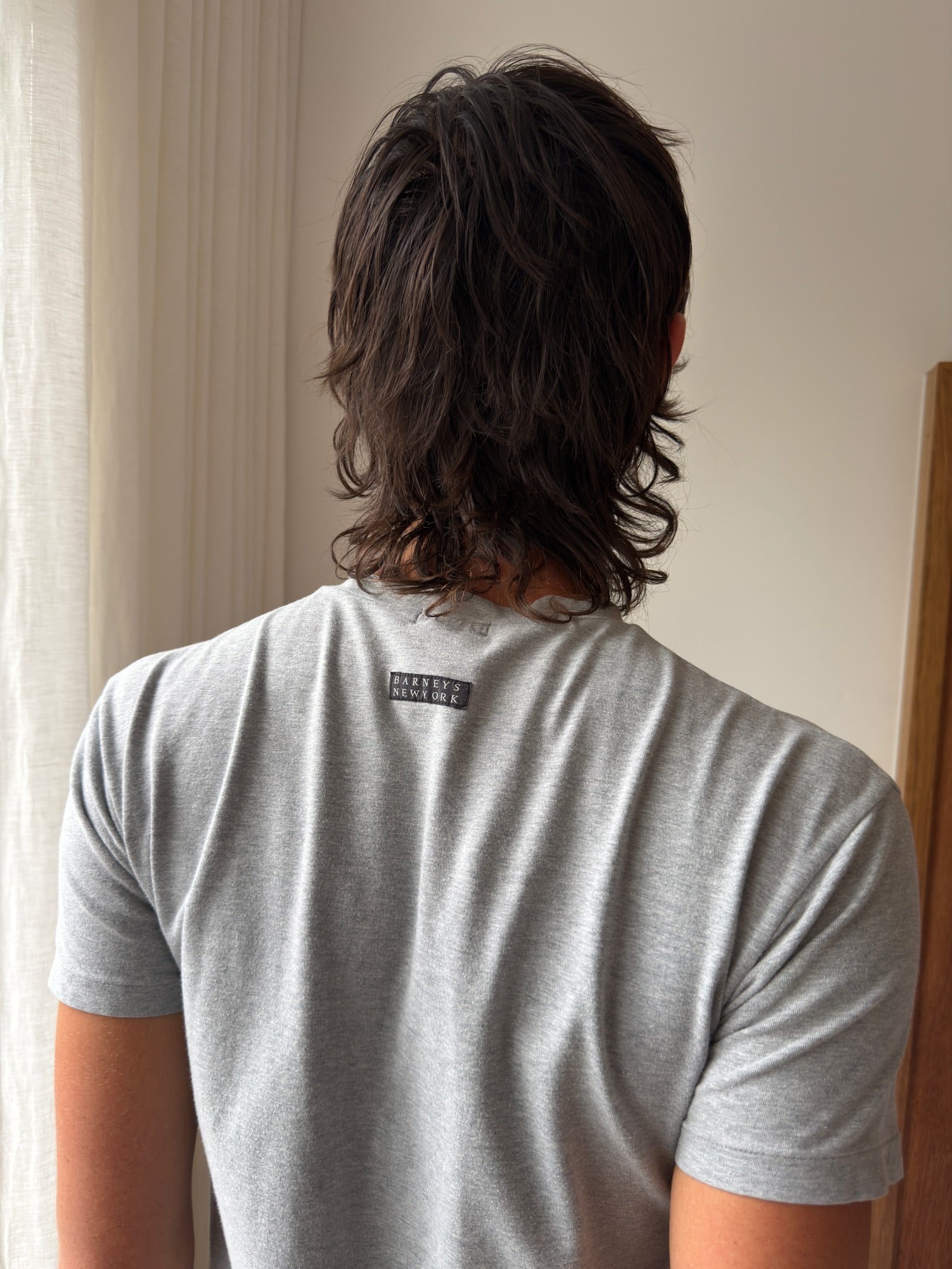 Barneys New York V-Neck Tee - Grey