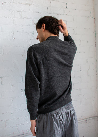 Bromley Mock Crew Neck Jumper - Grey