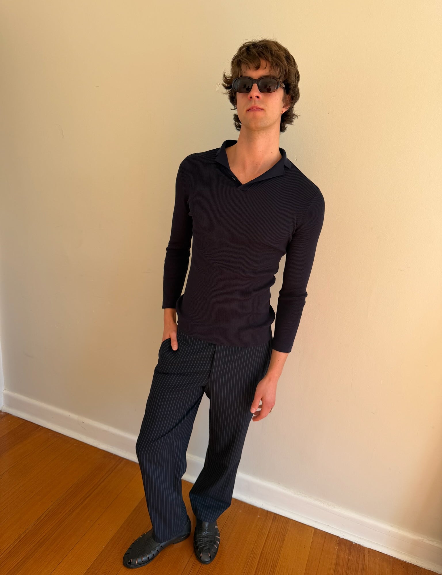 Emporio Armani Long Sleeve Polo