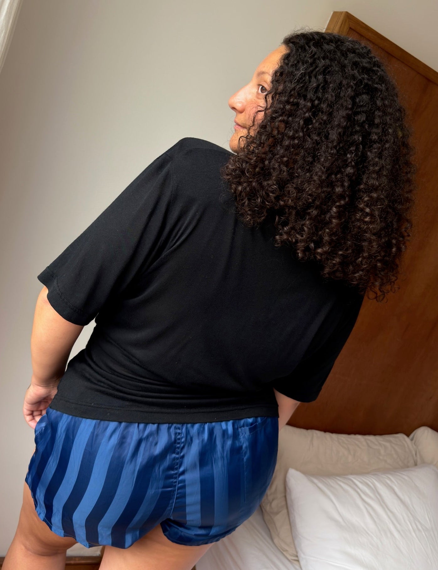 PM Stripe Mini Shorts