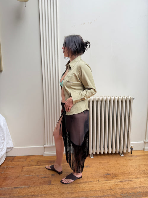 Blunauta Fitted Shirt - Khaki