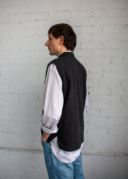 Handmade Vest Tunic - Grey