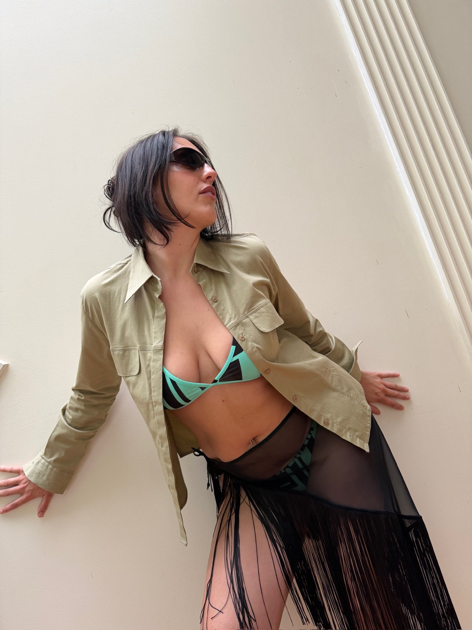 Blunauta Fitted Shirt - Khaki