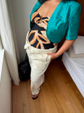 Bugia Italia Silk Bolero - Teal