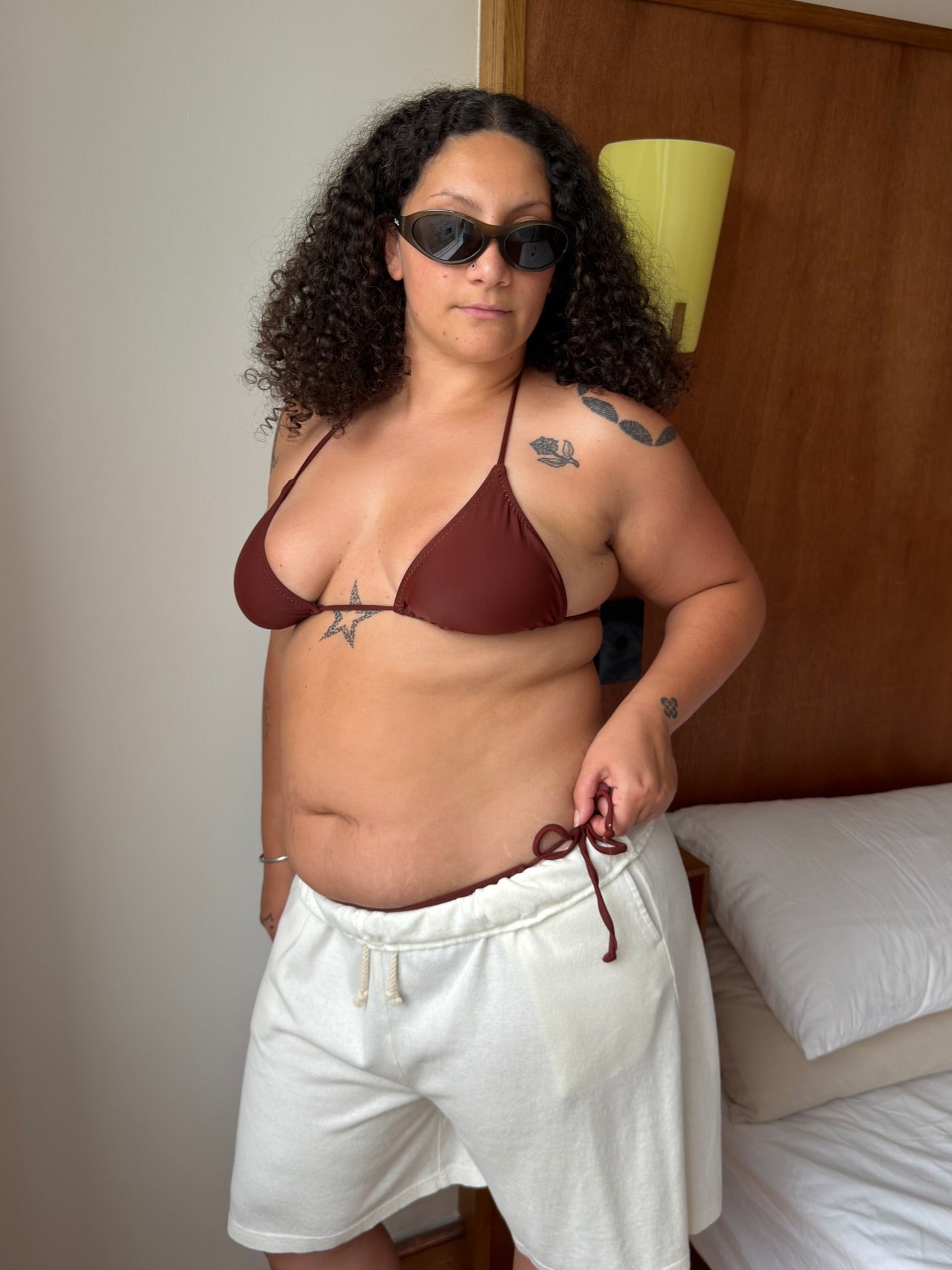 Kima Deadstock Bikini - Brown