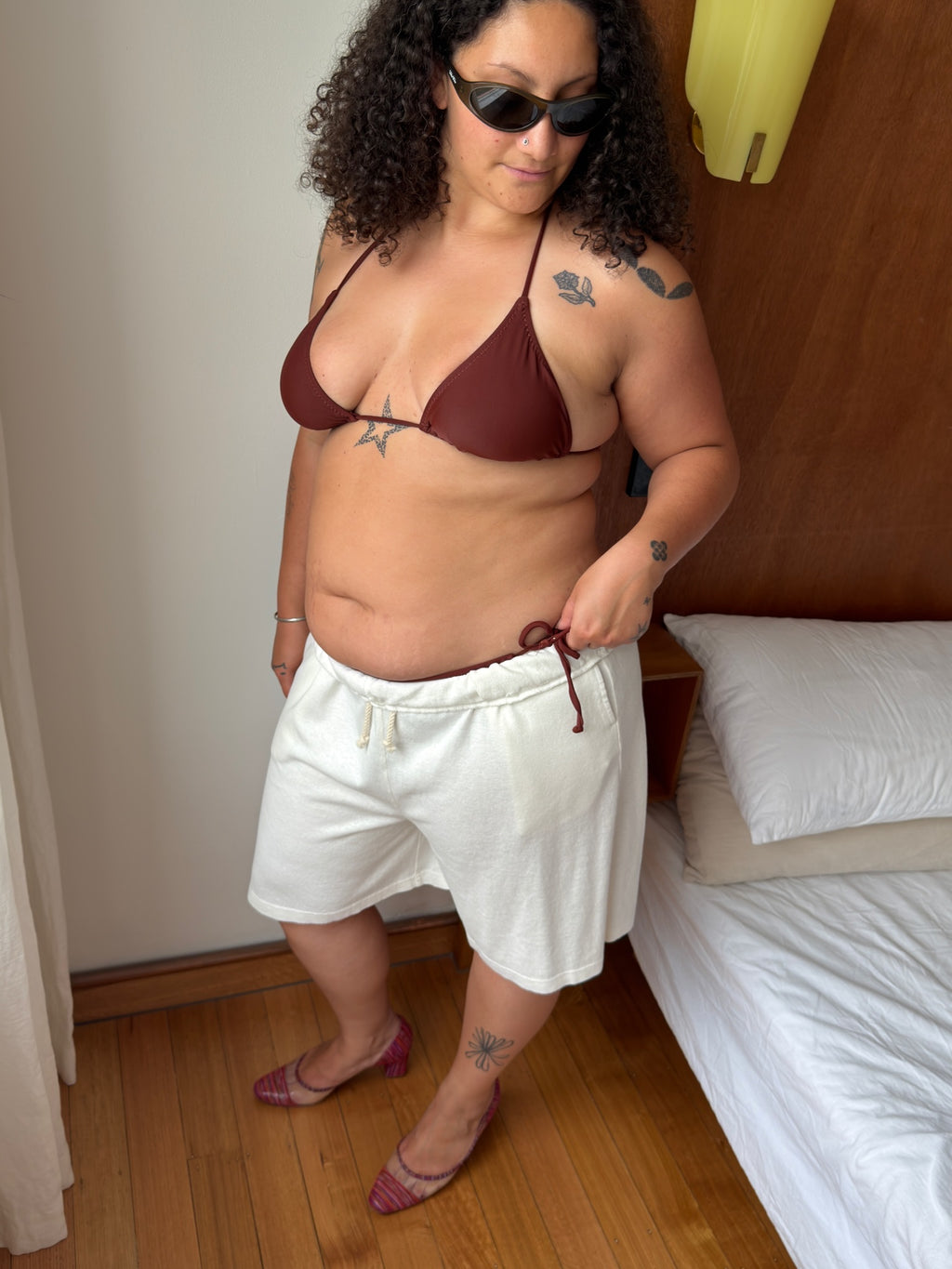 Kima Deadstock Bikini - Brown