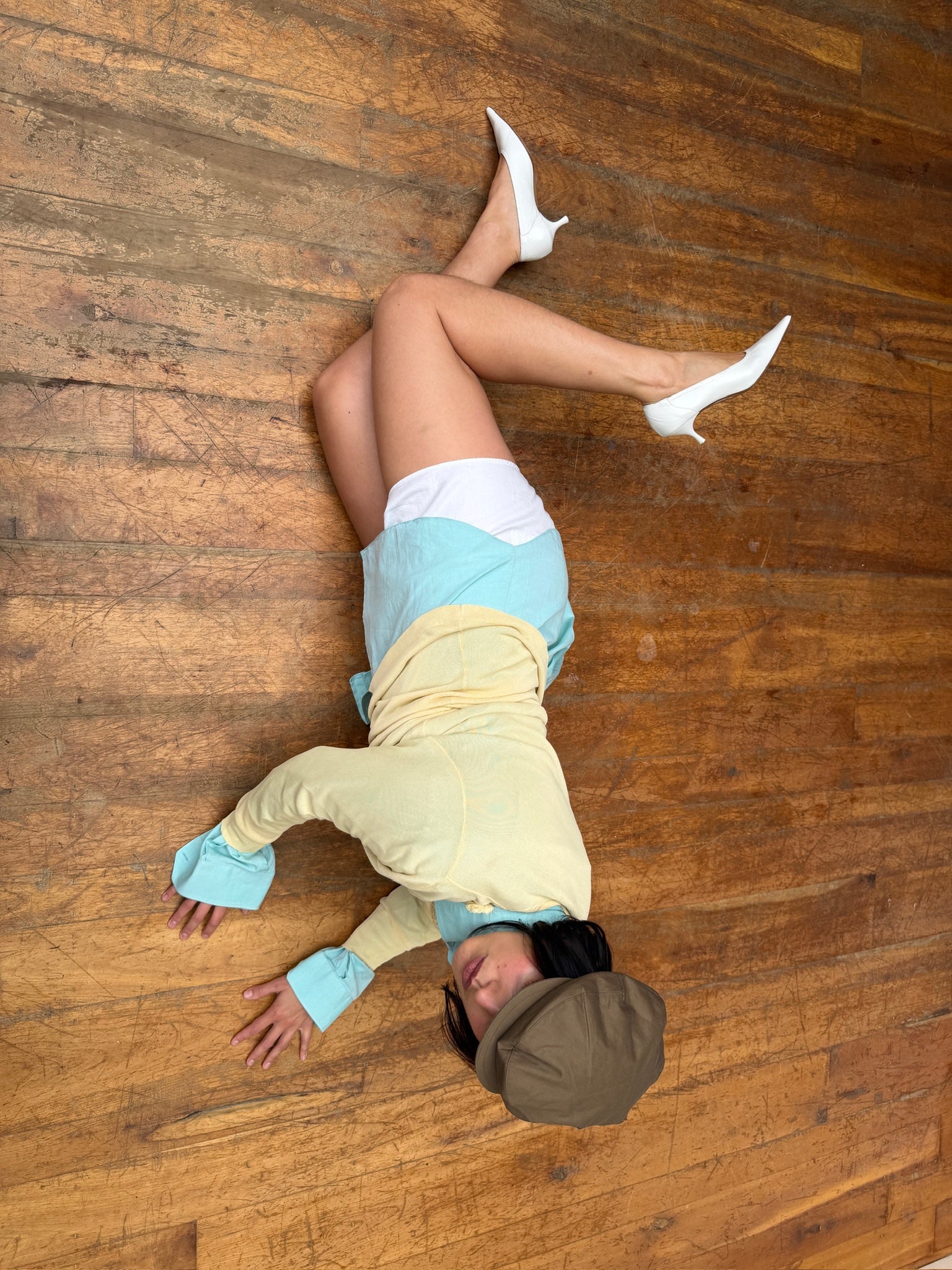 ABC Pointed Toe Pumps - White