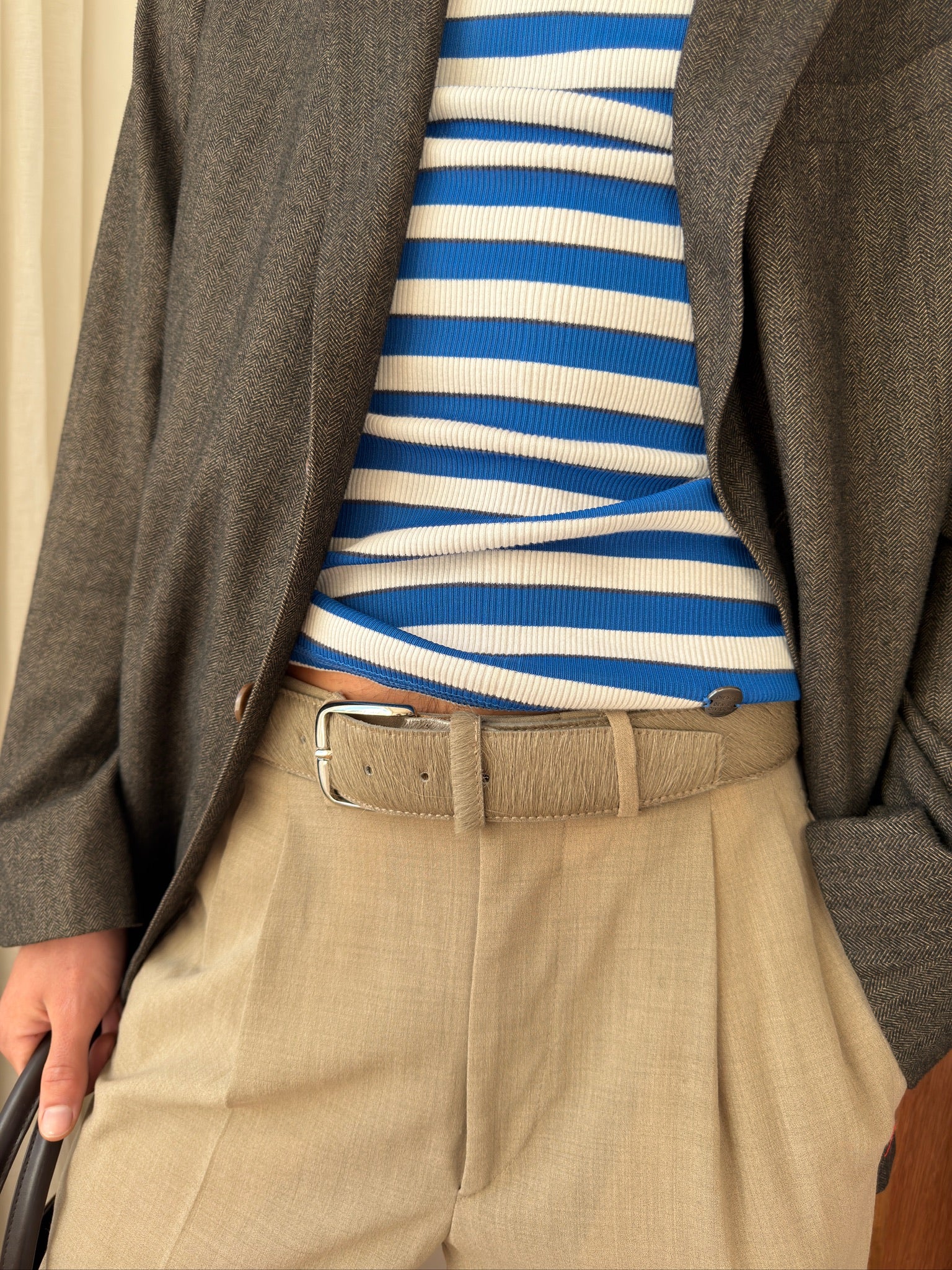 Diesel Striped Tank - Blue/White