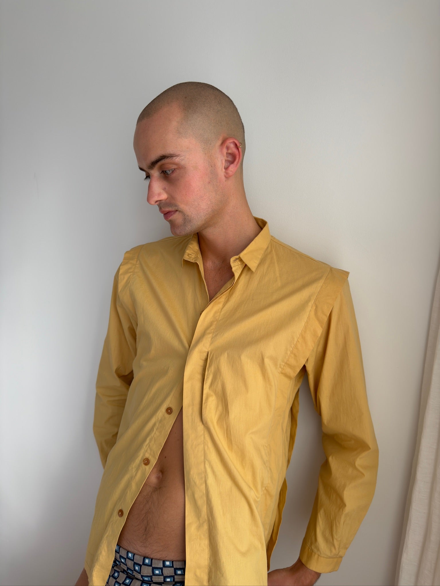 Oh Jump Button Down - Mustard