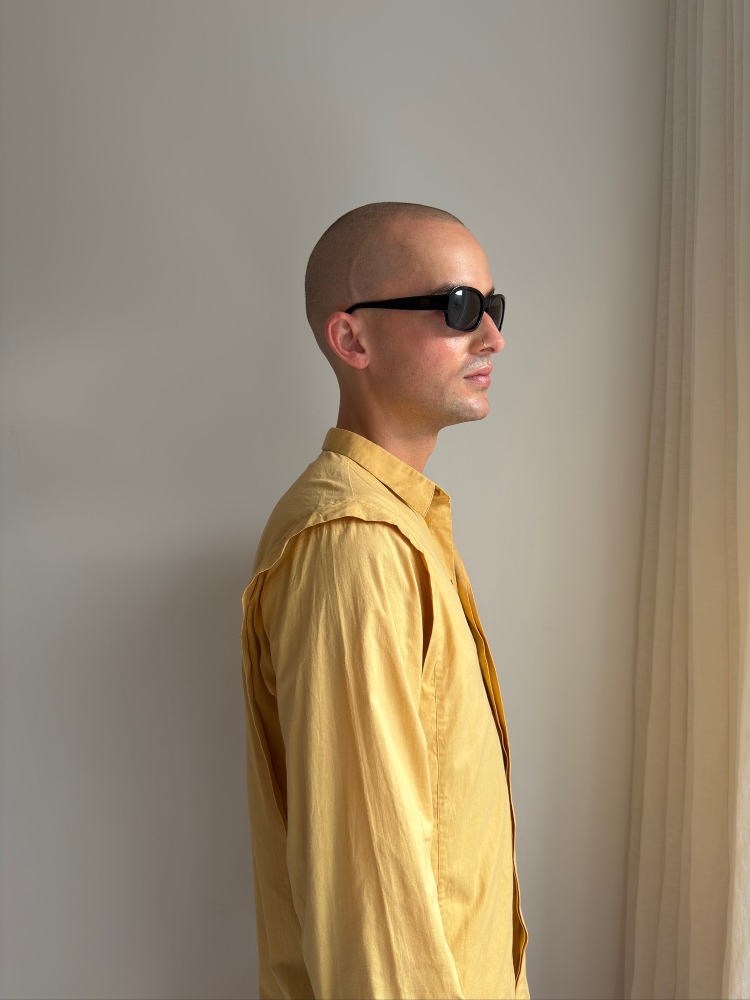 Oh Jump Button Down - Mustard