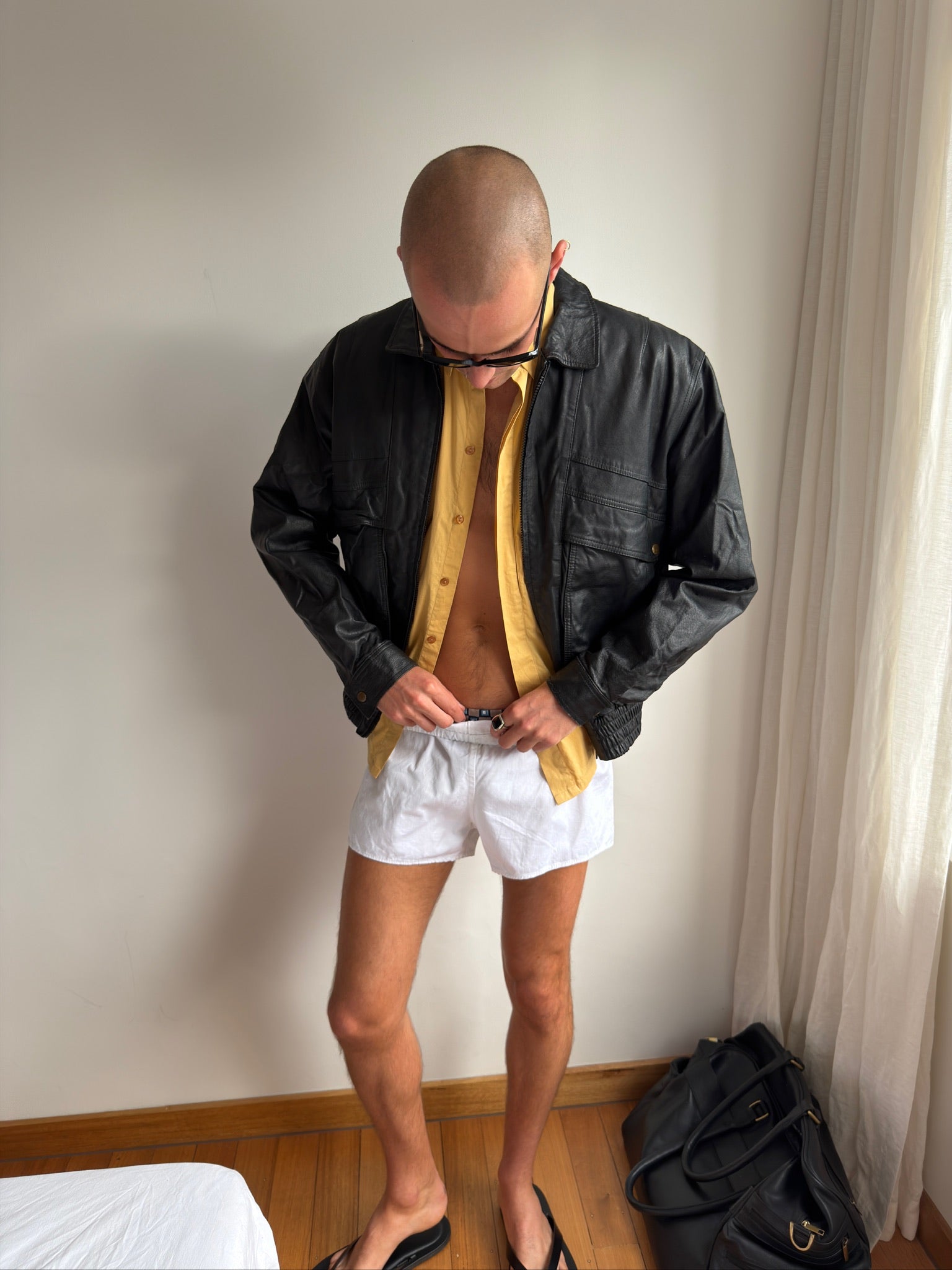 Oh Jump Button Down - Mustard