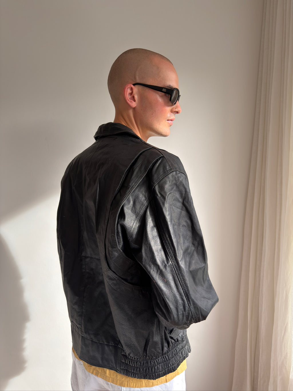 Saddlery Leather Jacket - Black
