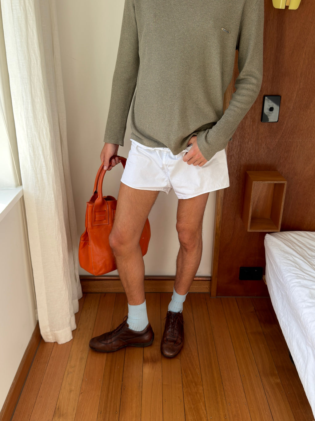 Brian Cress Leather Sneakers - Brown