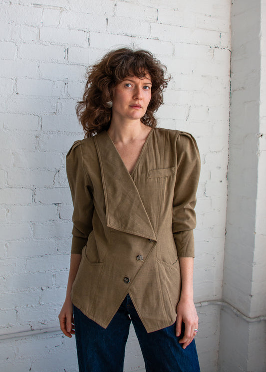 Wanda Light Blazer - Khaki