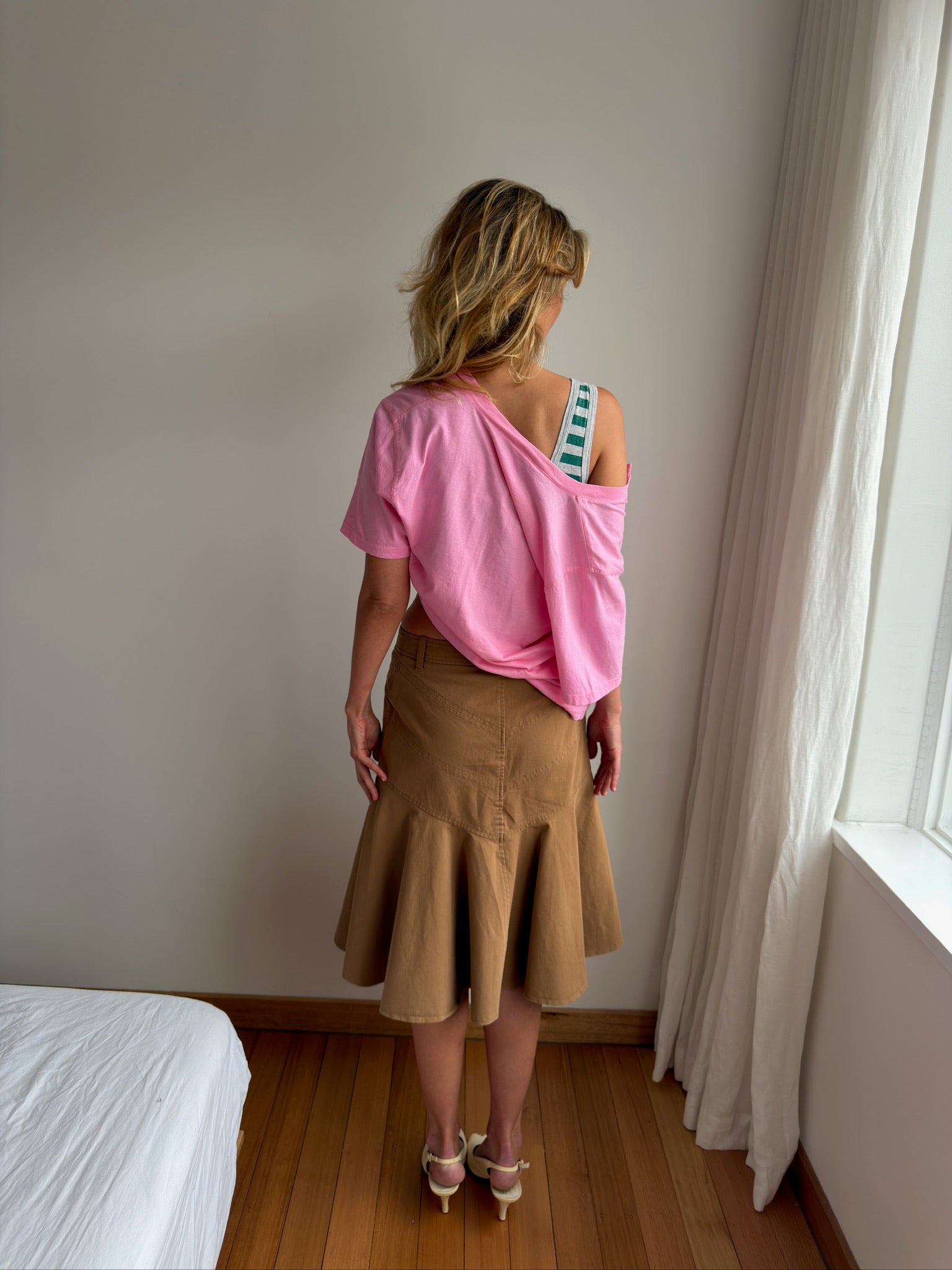 Ralph Lauren Fluted Skirt - Camel