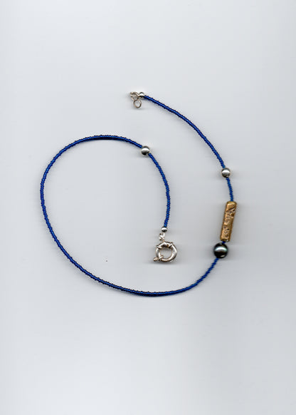 CLARE Necklace - Indigo