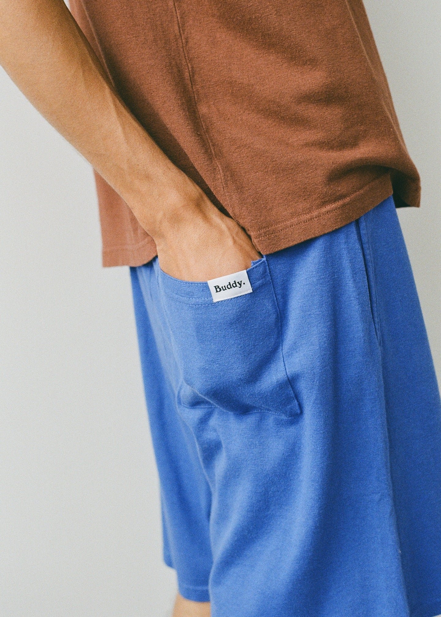 Buddy Tee Shorts - Denim