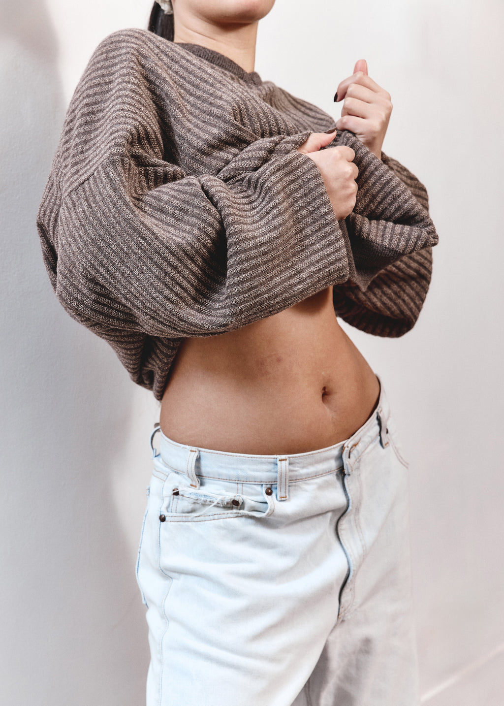 Distressed Levi 504 - Light Wash