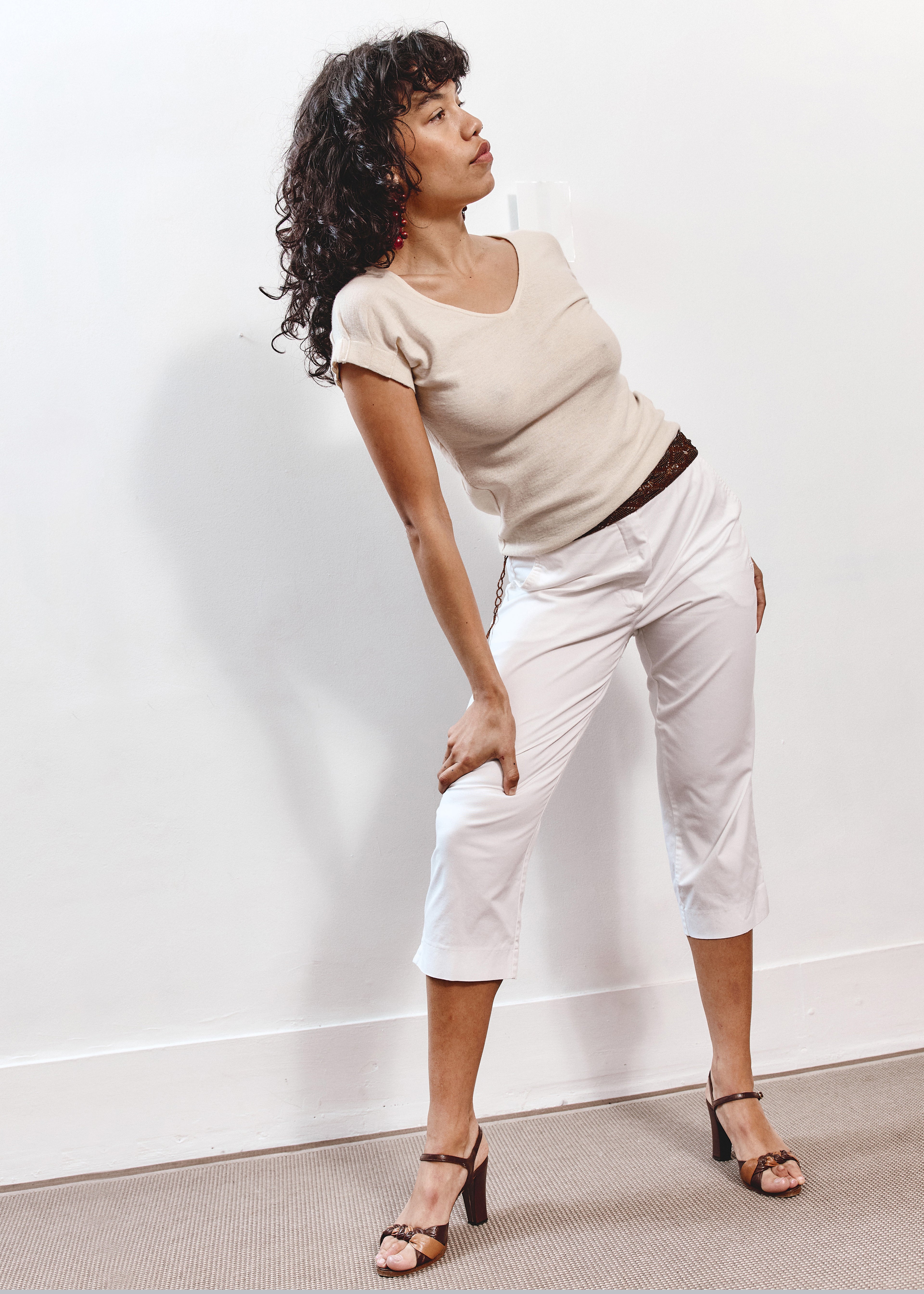 Feraud Paris Capris - White