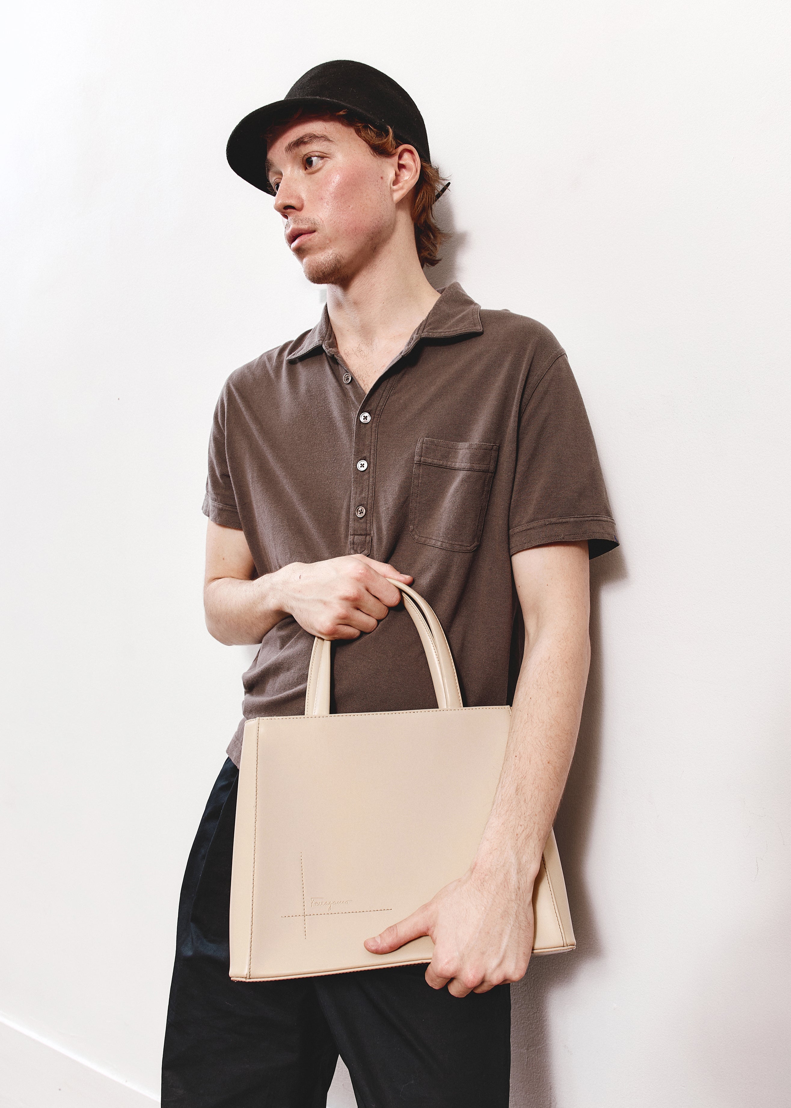 Ferragamo Vinyl Bag - Butter