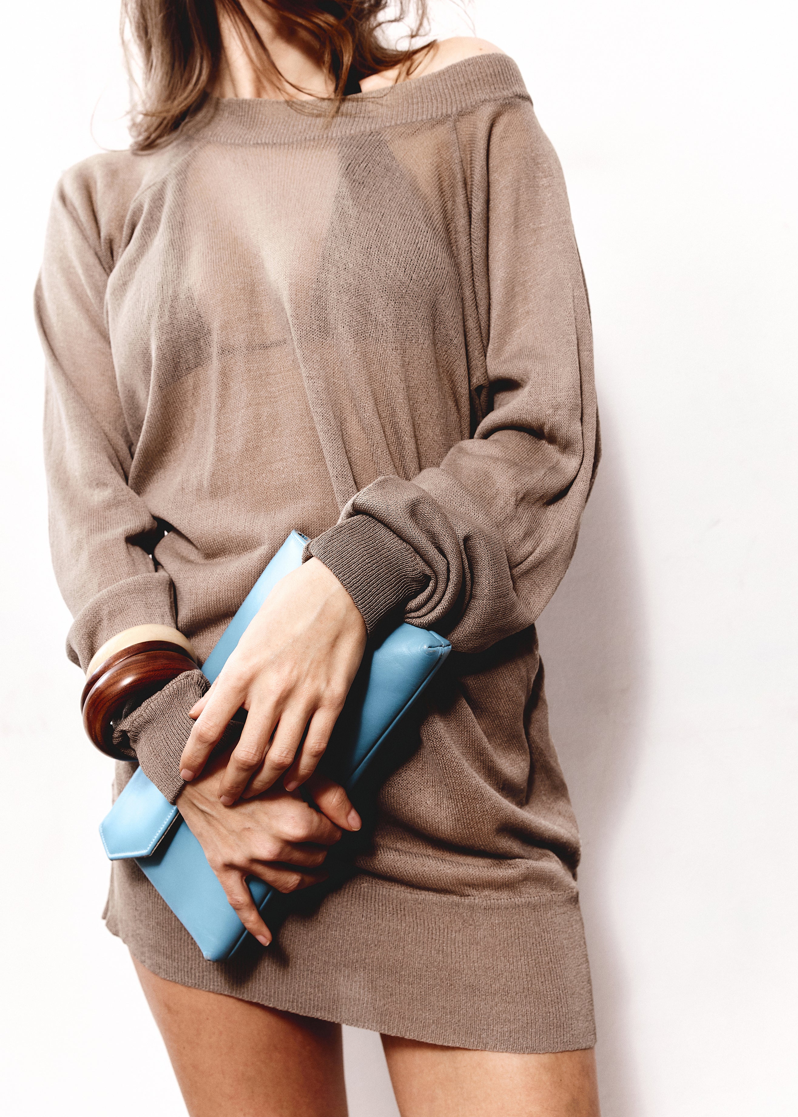 Roman Clutch - Blue