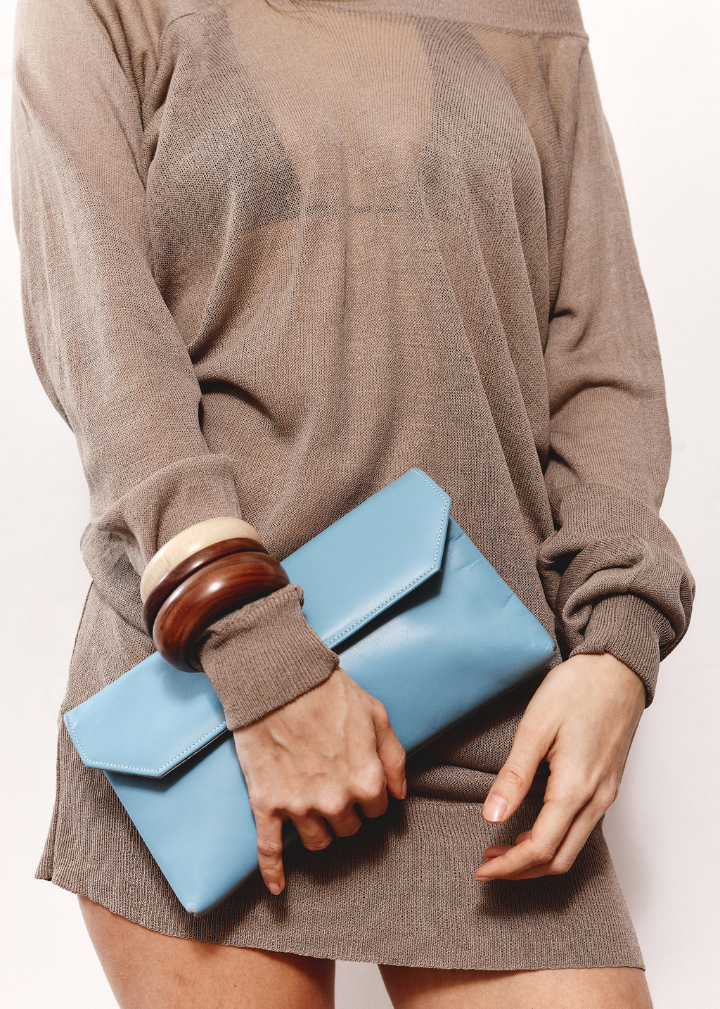 Roman Clutch - Blue