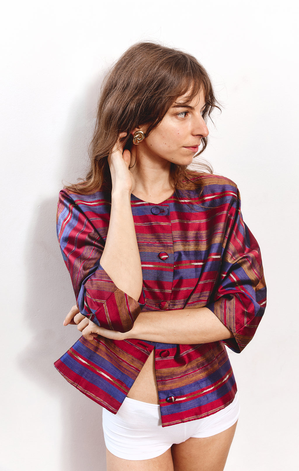 Carolyn Metallic Jacket - Multi