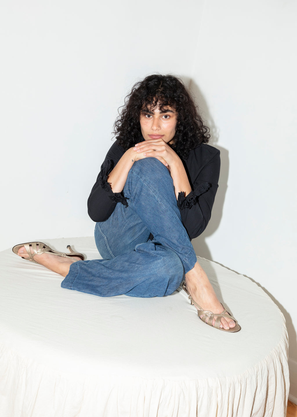 Prevata Salsa Heels - Gold